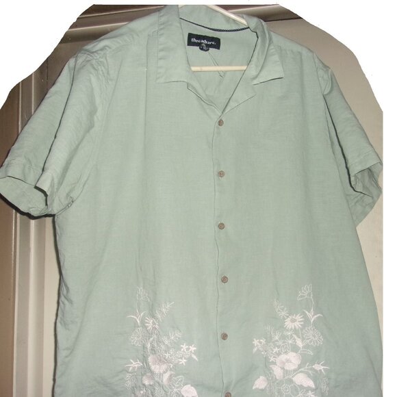 Threadbare Men's 2XL Short Sleeve Button Down Shirt - Picture 1 of 7